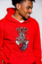 Load image into Gallery viewer, Red “Broken Rich Bear” Jogging suit
